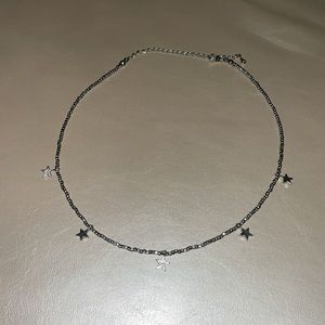 Brandy Melville star chocker necklace silver